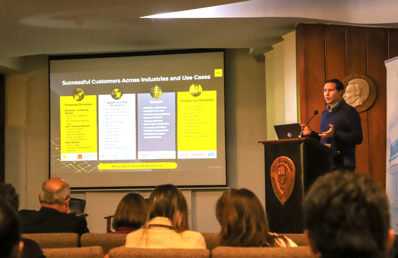 Imagen de la noticia: Cámara Chileno Brasileña de Comercio e Ingeniería Comercial UGM realizaron charla sobre IA junto a H2o.ai y Witbor