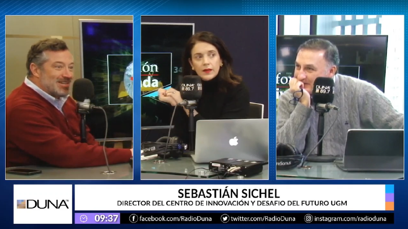Imagen de la noticia: En entrevista con Radio Duna Sebastián Sichel destacó el rol del Centro de Innovación y Desafíos del Futuro de la UGM