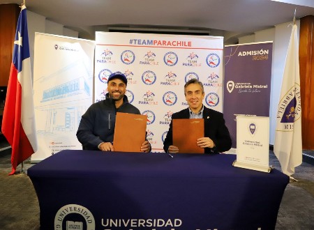 Comité Paralímpico de Chile (COPACHI) firmó convenio con la Universidad Gabriela Mistral