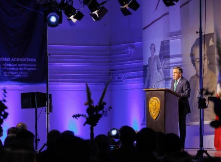 Rector Sergio Mena realizó la cuenta del período 2023 ante la comunidad mistralina