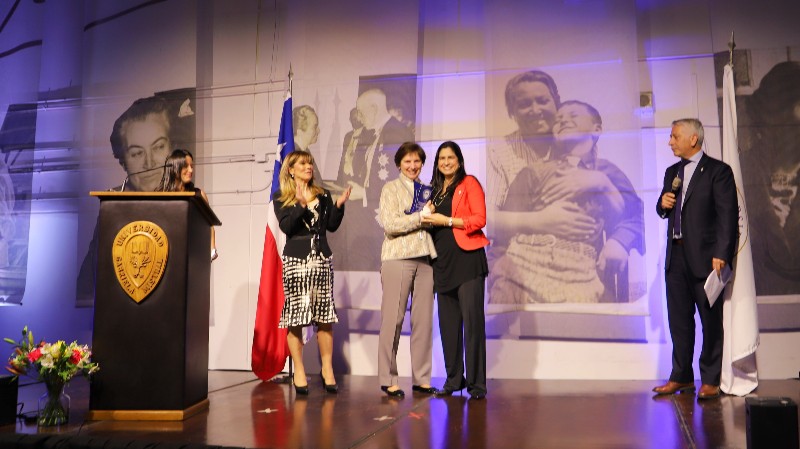 Foto 5 de 8: Rector Sergio Mena realizó la cuenta del período 2023 ante la comunidad mistralina