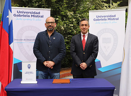 Universidad Gabriela Mistral firmó convenio de colaboración con el Centro Gabriela Mistral (GAM)