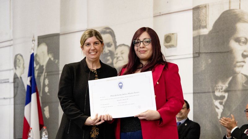 Foto 14 de 57: Galería fotográfica (Primera Parte): Ceremonia de Titulación UGM Año Académico 2023 Escuela de Diseño y Artes Digitales, Psicología, Ciencias de la Salud, Educación y Magísteres