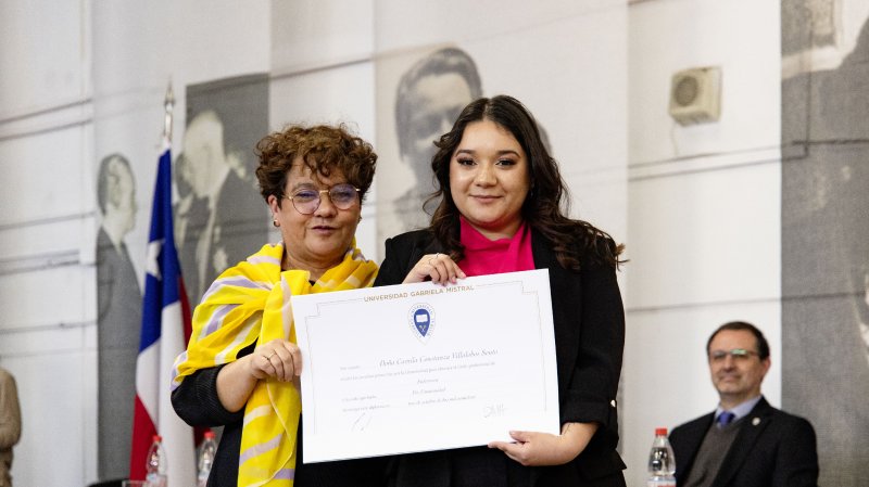 Foto 12 de 67: Galería fotográfica (Segunda Parte): Ceremonia de Titulación UGM Año Académico 2023 Escuela de Diseño y Artes Digitales, Psicología, Ciencias de la Salud, Educación y Magísteres