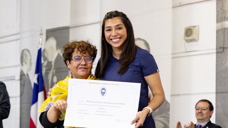 Foto 13 de 67: Galería fotográfica (Segunda Parte): Ceremonia de Titulación UGM Año Académico 2023 Escuela de Diseño y Artes Digitales, Psicología, Ciencias de la Salud, Educación y Magísteres