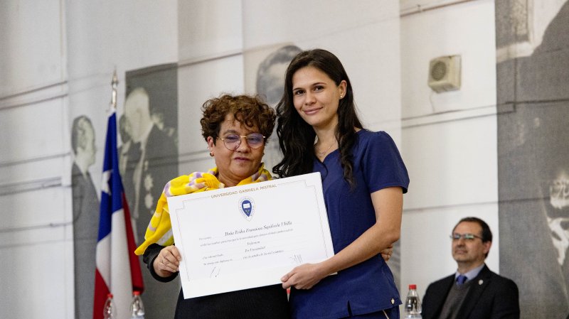 Foto 22 de 67: Galería fotográfica (Segunda Parte): Ceremonia de Titulación UGM Año Académico 2023 Escuela de Diseño y Artes Digitales, Psicología, Ciencias de la Salud, Educación y Magísteres