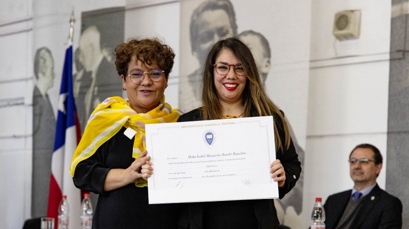 Foto 26 de 67: Galería fotográfica (Segunda Parte): Ceremonia de Titulación UGM Año Académico 2023 Escuela de Diseño y Artes Digitales, Psicología, Ciencias de la Salud, Educación y Magísteres