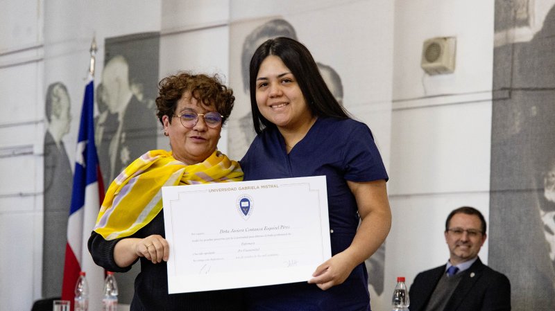 Foto 31 de 67: Galería fotográfica (Segunda Parte): Ceremonia de Titulación UGM Año Académico 2023 Escuela de Diseño y Artes Digitales, Psicología, Ciencias de la Salud, Educación y Magísteres