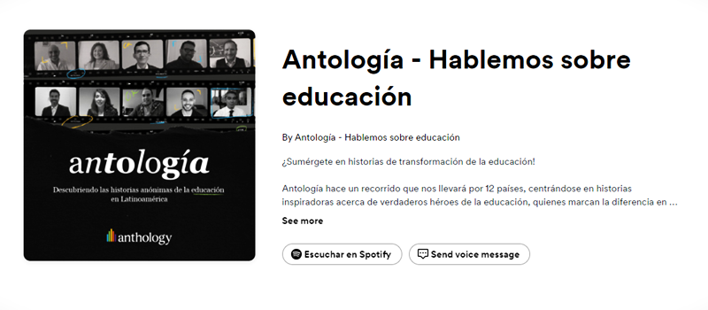 Imagen de la noticia: Directora de UGM Online Learning protagonizó podcast y documental de Anthology sobre innovación educativa