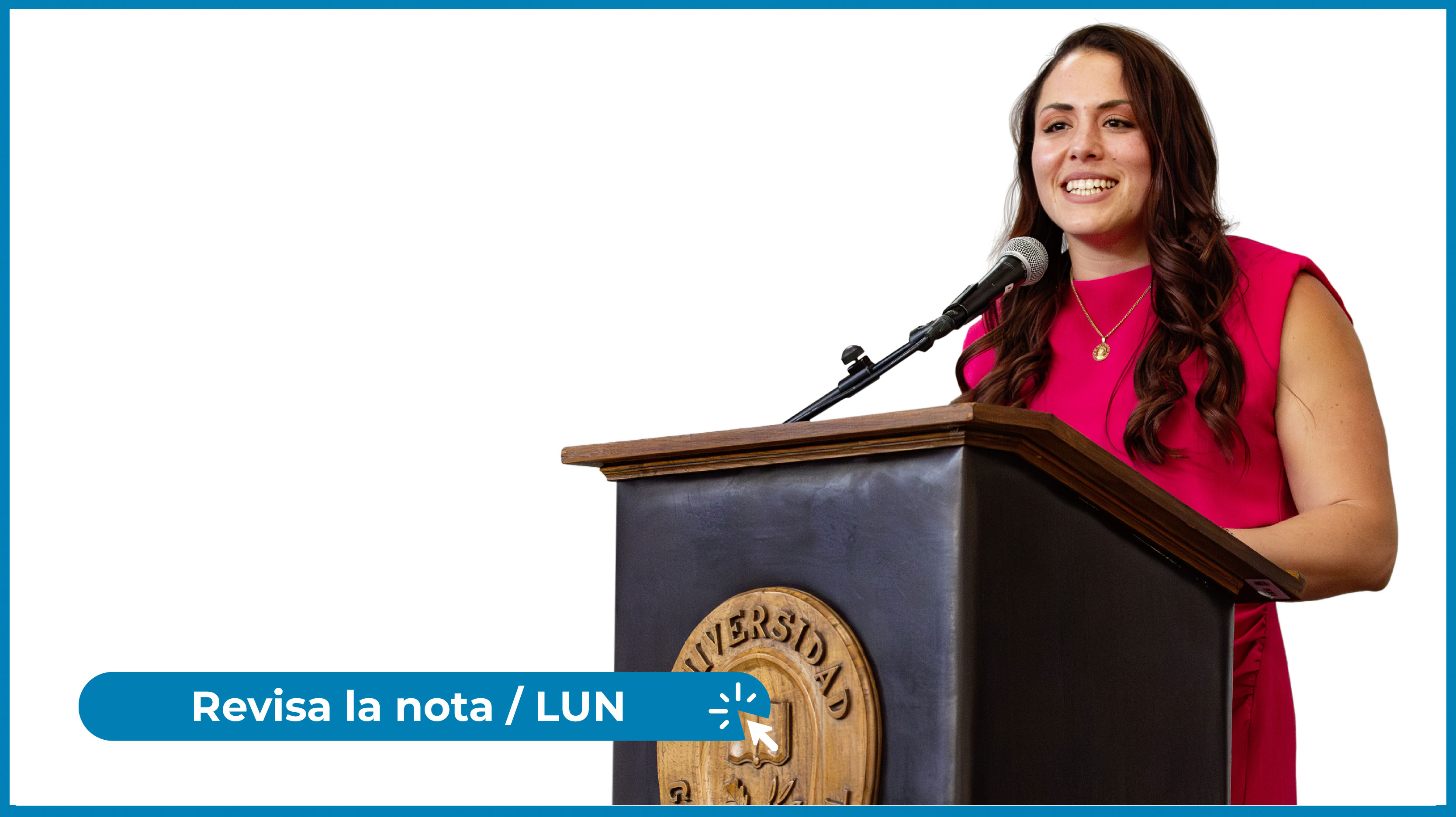 Imagen de la noticia: Las Últimas Noticias acompañó a Natalia Ducó en su ceremonia de titulación en la UGM