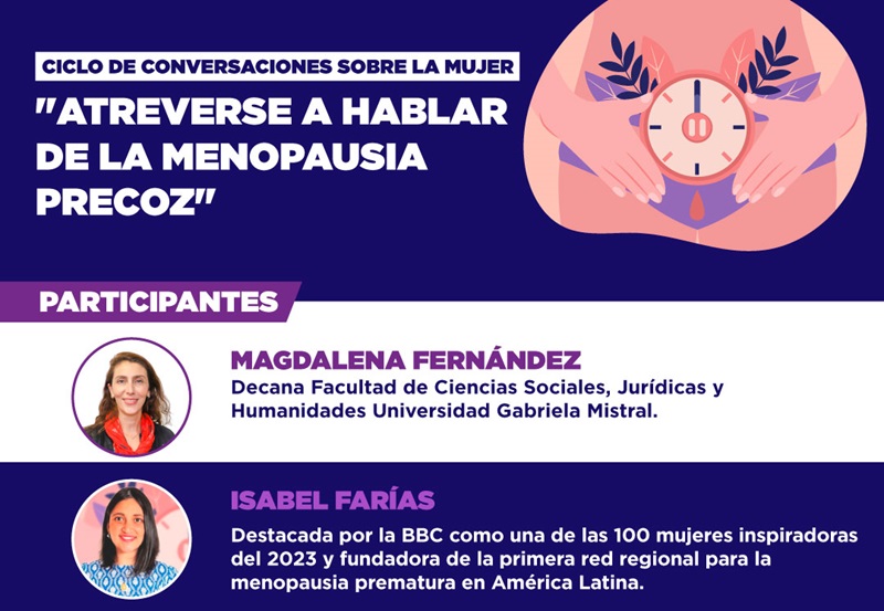 Imagen de la noticia: 8M: UGM inicia ciclo de conversaciones con mistralina destacada entre las 100 mujeres más influyentes