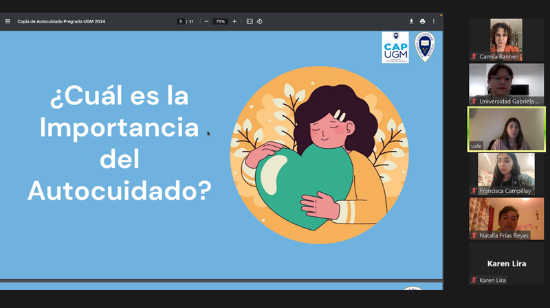 Imagen de la noticia: Desarrollo Profesional UGM organizó talleres de autocuidado, de potenciamiento en empleabilidad y gestión del tiempo para estudiantes y egresados