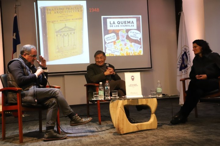 Imagen de la noticia: Destacado arquitecto Alberto Sato dictó magistral charla en la Universidad Gabriela Mistral