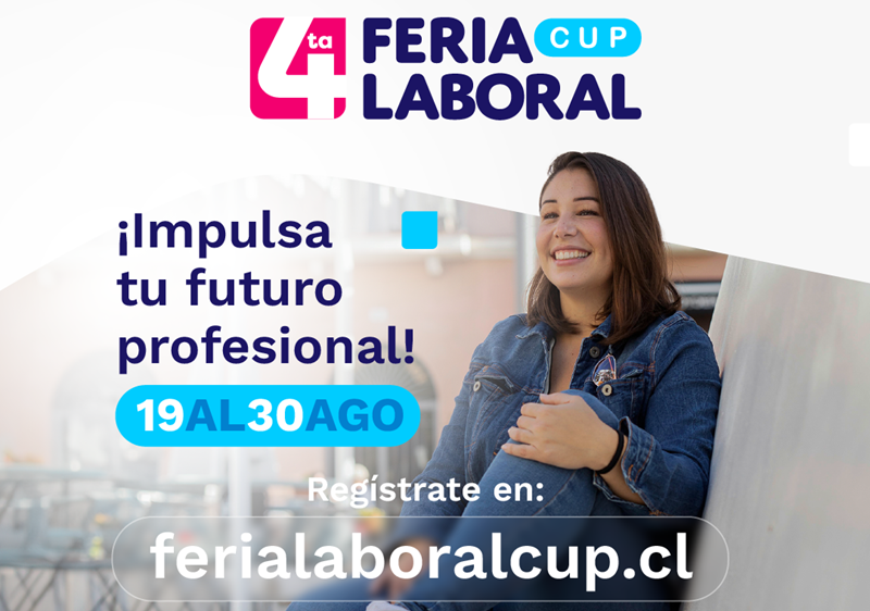 Imagen de la noticia: Universidad Gabriela Mistral es parte de la Cuarta Feria Laboral CUP que se realiza entre el 19 y el 30 de agosto
