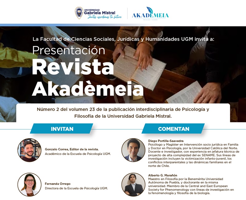 Imagen de la noticia: 27/08 12.40 horas: En directo presentación de Revista Akadèmeia Número 2 del volumen 23