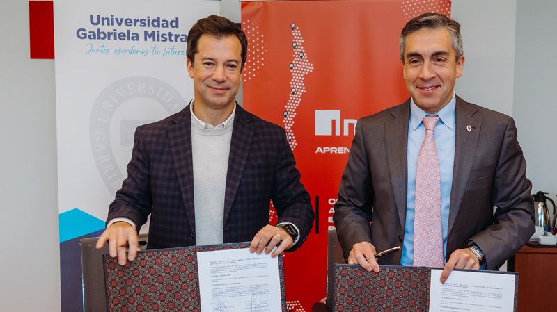 Foto 1 de 6: Universidad Gabriela Mistral e INACAP firmaron convenio para impulsar la Salud Mental y fortalecer el aprendizaje práctico