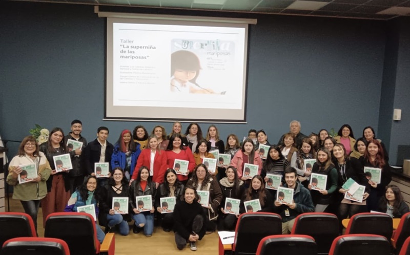 Imagen de la noticia: Presentación de cuento infantil 'La Súper Niña de las Mariposas', una obra artística de académica UGM Alejandra Santana