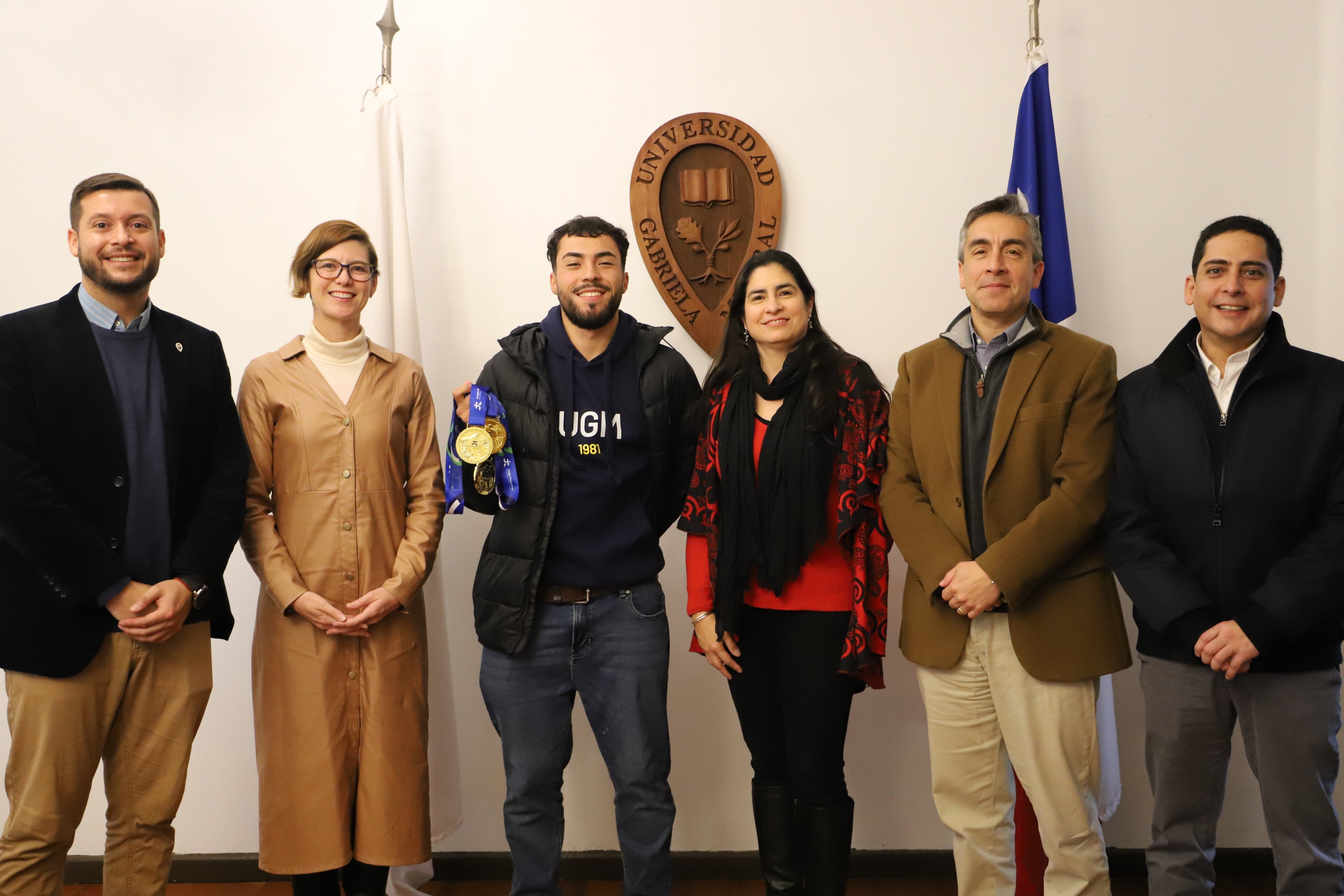 Imagen de la noticia: UGM destacó logro deportivo de Nicolás Ulloa en Juegos Deportivos Nacionales Temuco 2024