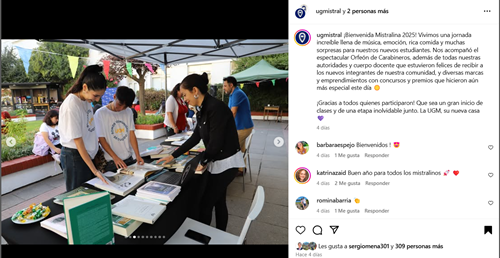 Imagen de la noticia: Universidad Gabriela Mistral recibió a sus nuevos estudiantes 2025