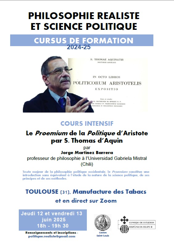 Imagen de la noticia: Profesor de Humanidades UGM Jorge Martínez dictó curso sobre Santo Tomás de Aquino en Universidad de Toulouse