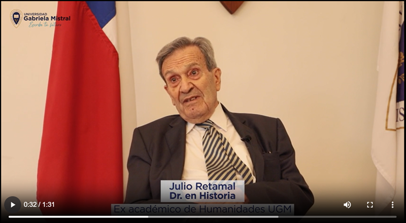 Imagen de la noticia: En recuerdo del histórico académico UGM y doctor en Historia, Julio Retamal