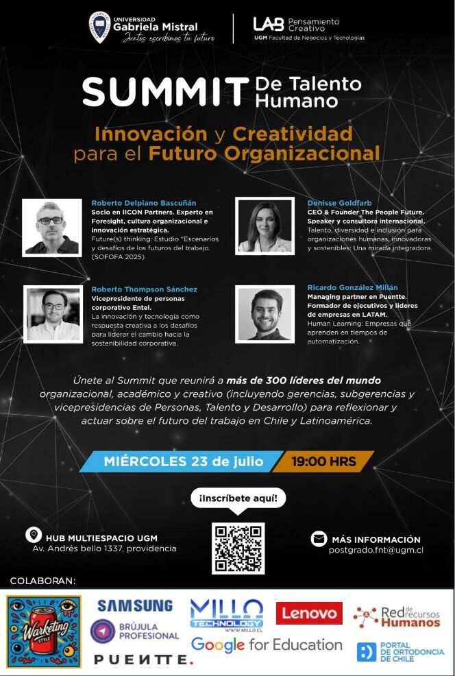 Imagen de la noticia: 23/07: No te quedes fuera del Summit de Talento Humano en la UGM