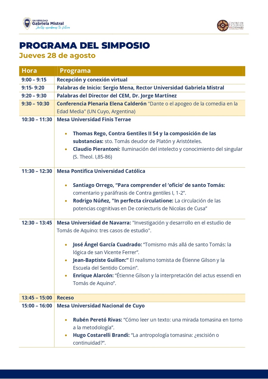 Imagen de la noticia: 28 y 29 de agosto: VII Simposio Internacional de Estudios Medievales