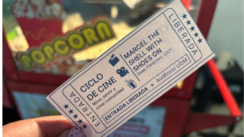Foto 2 de 7: Ternura, humor y reflexión: UGM presentó "Marcel, el Caracol con Zapatos" en ciclo de cine