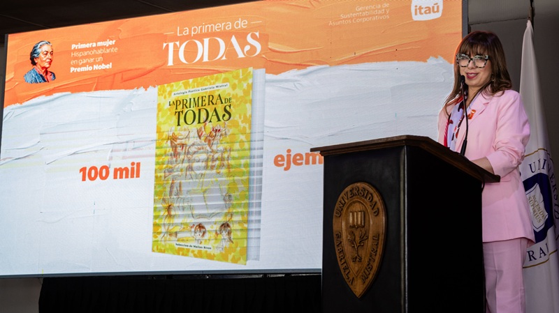 Imagen de la noticia: UGM conmemoró 80 años del Premio Nobel de Gabriela Mistral con homenaje académico y recreación histórica