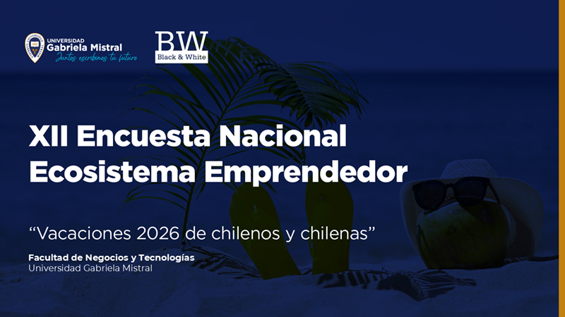 Imagen de la noticia: XII Encuesta Nacional Ecosistema Emprendedor UGM proyectó gasto de los chilenos en vacaciones 2026
