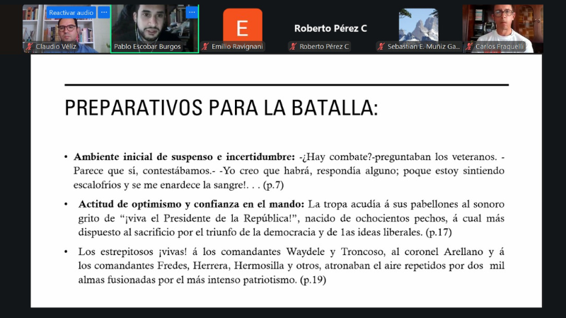 Imagen de la noticia: Académico de la Escuela de Humanidades UGM expone en prestigioso workshop internacional sobre guerra y literatura