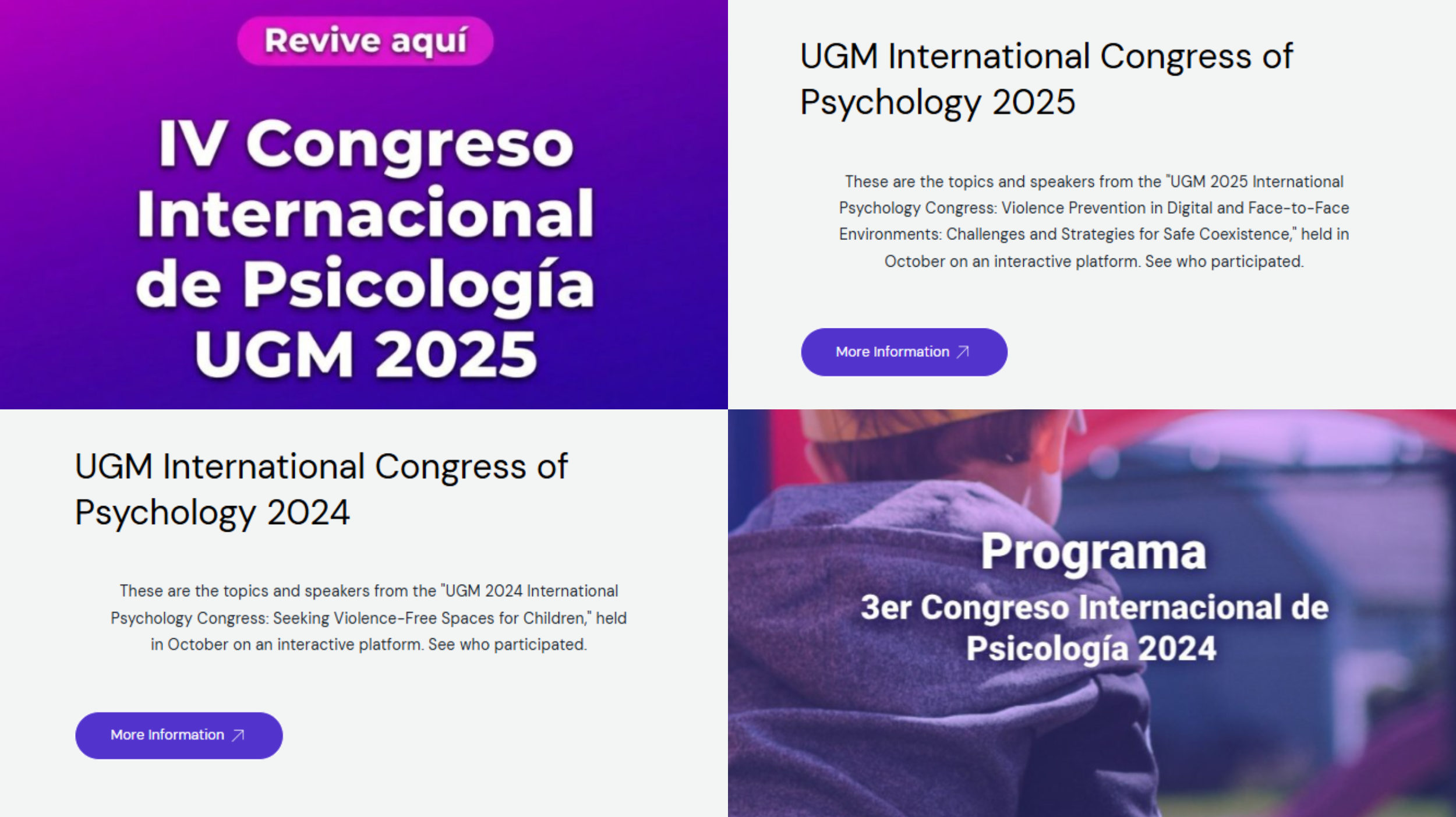 Imagen de la noticia: Sobre el Congreso Internacional de Psicología UGM