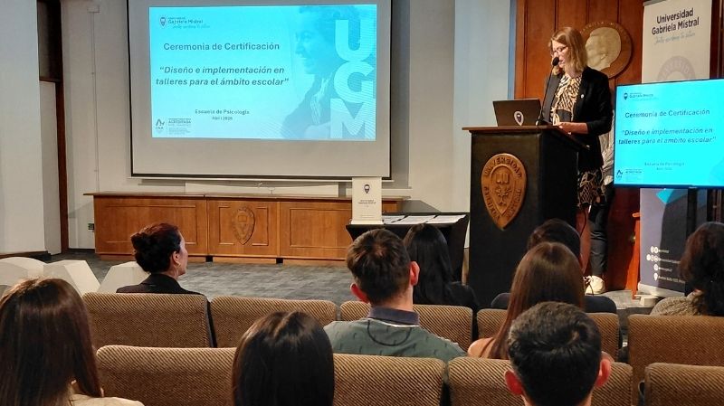 Imagen de la noticia: Estudiantes de Psicología UGM se certificaron en “Diseño e implementación de talleres en el ámbito escolar”