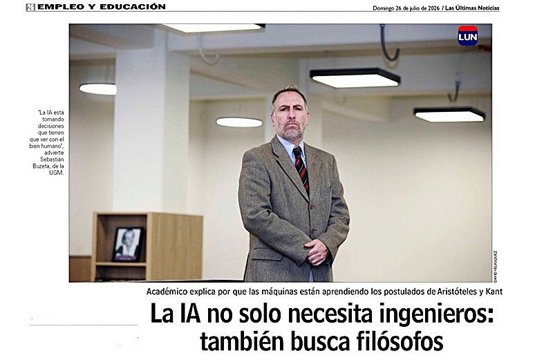 Imagen de la noticia: Filosofía e IA: Director de Licenciatura en Filosofía UGM explica cómo la ética y el bien humano pueden influir en la Inteligencia Artificial