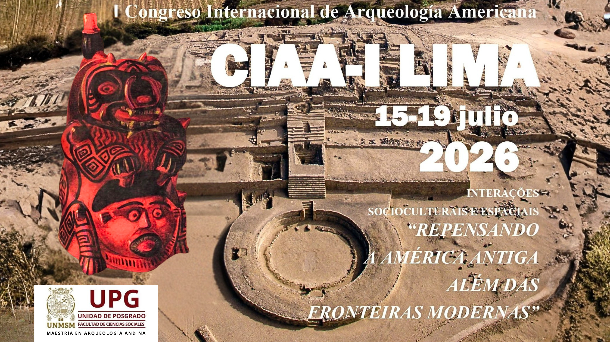 Imagen de la noticia: Profesora de la Escuela de Humanidades UGM presentó investigación en Congreso Internacional de Arqueología Americana Lima 2026