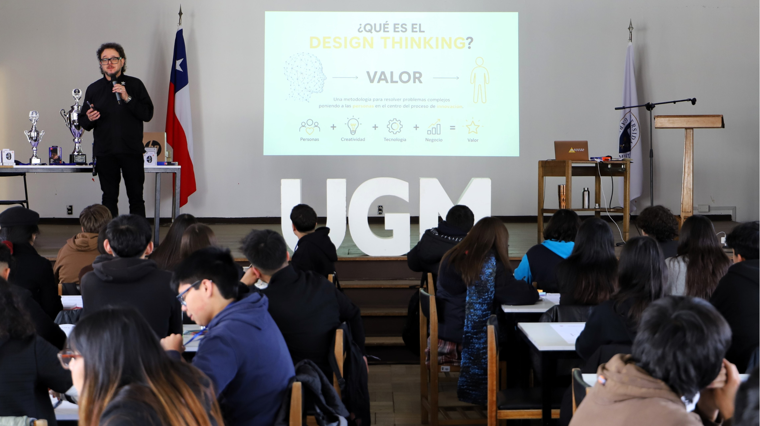 Imagen de la noticia: INSPIRA UGM 2026: estudiantes de III° y IV° medio participaron en desafíos de innovación, negocios e ingeniería