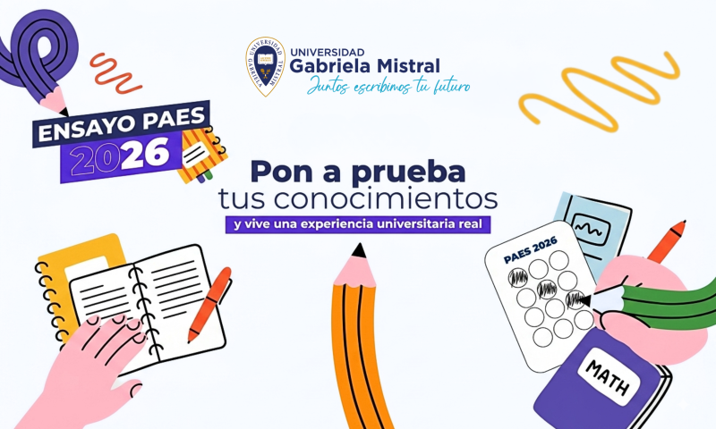Vive la PAES antes de diciembre: UGM realizará ensayo gratuito en condiciones similares a la prueba real este 26 de septiembre