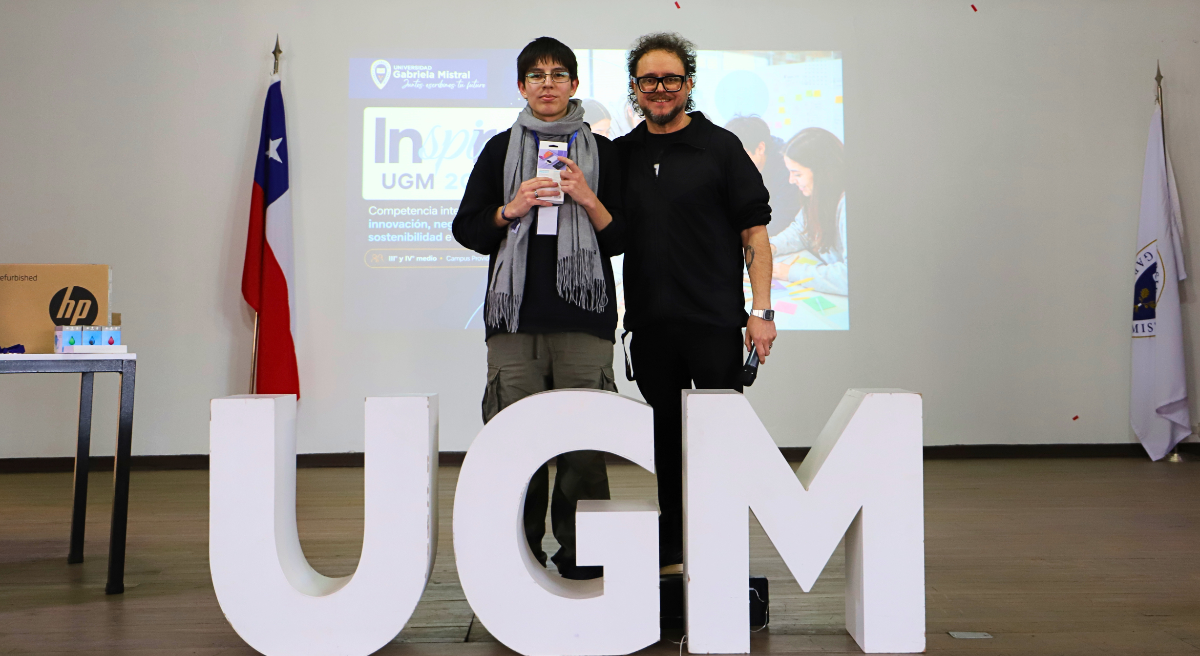 Imagen de la noticia: INSPIRA UGM 2026: estudiantes de III° y IV° medio participaron en desafíos de innovación, negocios e ingeniería
