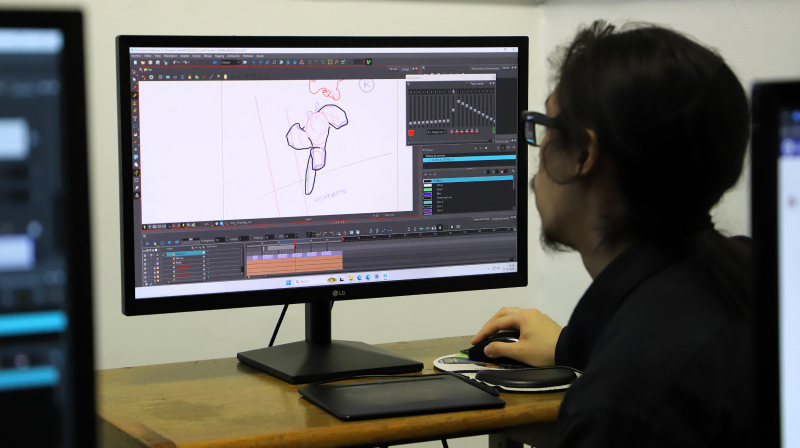 Foto 1 de 3: Estudiantes de Diseño en Animación Digital UGM participaron en workshop de animación 2D