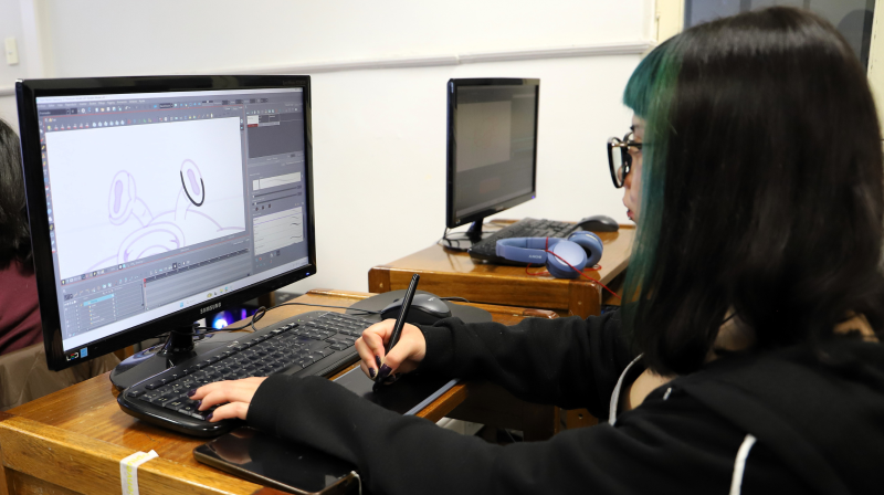 Foto 3 de 3: Estudiantes de Diseño en Animación Digital UGM participaron en workshop de animación 2D