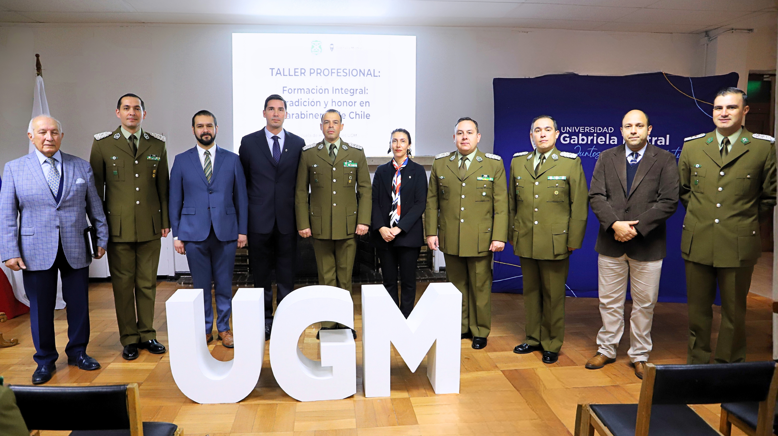 Imagen de la noticia: UGM realiza taller sobre ética, historia y tradición junto a Carabineros de Chile